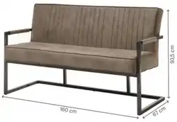 Kabs Polsterwelt Sitzbank Subra Angebot