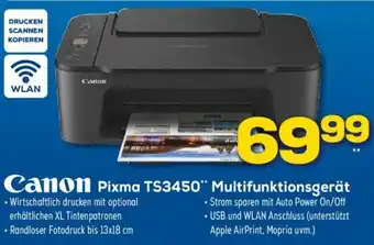 Euronics Canon Pixma TS3450 Multifunktionsgerät Angebot