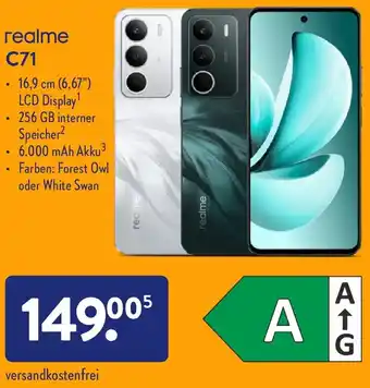 Aldi Nord realme C71 Angebot