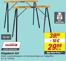 toom Baumarkt Klappbock-Set Angebot