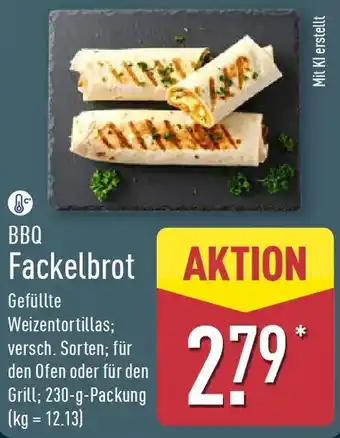 Aldi Nord BBQ Fackelbrot Angebot