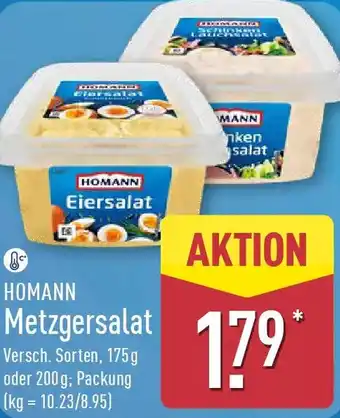 Aldi Nord HOMANN Metzgersalat Angebot
