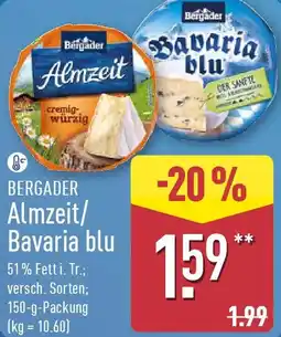 Aldi Nord BERGADER Almzeit/ Bavaria blu Angebot