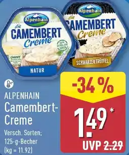 Aldi Nord ALPENHAIN Camembert Creme Angebot