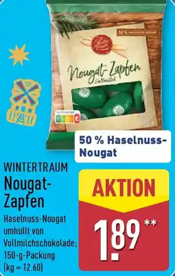 Aldi Nord WINTERTRAUM Nougat Zapfen Angebot