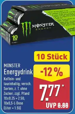 Aldi Nord MONSTER Energydrink Angebot