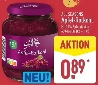 Aldi Nord ALL SEASONS Apfel-Rotkohl Angebot