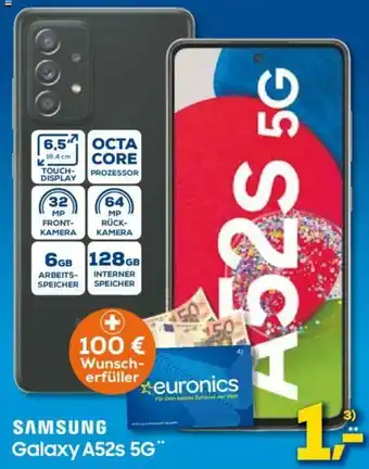 Euronics Samsung Galaxy A52S 5G Angebot