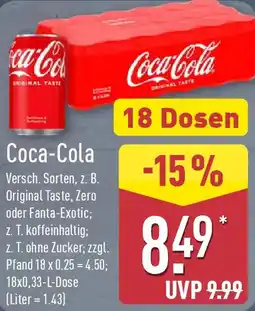 Aldi Nord Coca-Cola Angebot