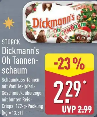 Aldi Nord STORCK Dickmann's Oh Tannenschaum Angebot