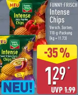 Aldi Nord FUNNY-FRISCH Intense Chips Angebot