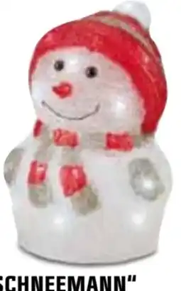 OBI LED Deko-Figur Schneemann Angebot