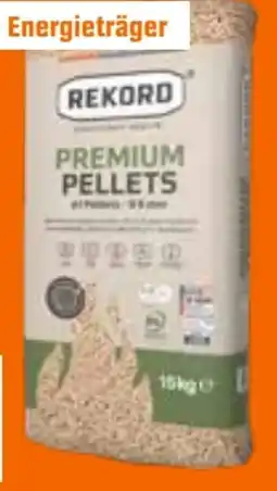 OBI Record Premium Holzpellets Angebot