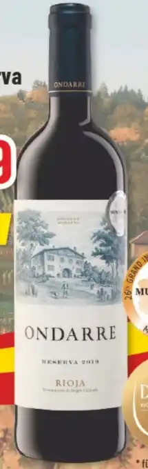 trinkgut Weingut Ondarre Rioja Reserva Angebot