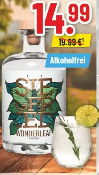trinkgut Siegfried Wonderleaf Alkoholfrei Gin Angebot
