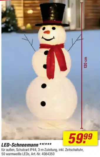 toom Baumarkt LED-Schneemann Angebot