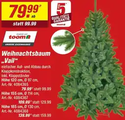 toom Baumarkt Weihnachtsbaum „Vail" Angebot