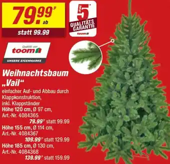 toom Baumarkt Weihnachtsbaum „Vail" Angebot