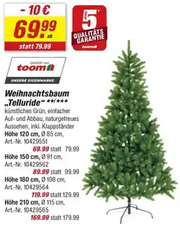 toom Baumarkt Weihnachtsbaum „Telluride" Angebot