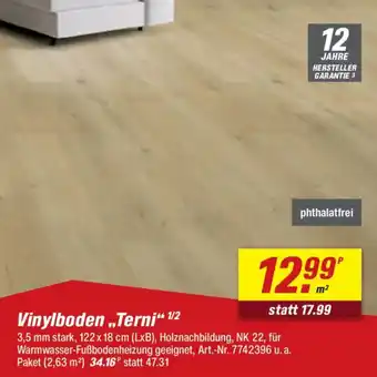 toom Baumarkt Vinylboden ,,Terni" Angebot