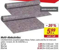 toom Baumarkt Multi-Abdeckvlies Angebot