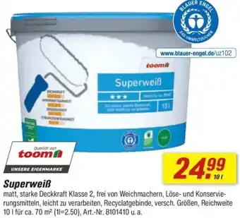 toom Baumarkt Superweiß Angebot