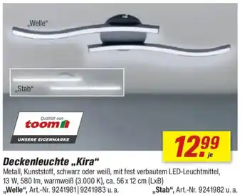 toom Baumarkt Deckenleuchte „Kira" Angebot