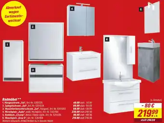 toom Baumarkt Badmöbel Angebot