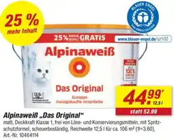 toom Baumarkt Alpinaweiß ,,Das Original" Angebot