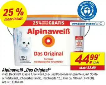 toom Baumarkt Alpinaweiß ,,Das Original" Angebot