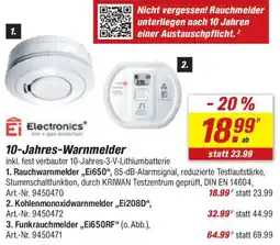 toom Baumarkt Ei Electronics 10-Jahres-Warnmelder Angebot