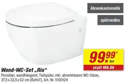 toom Baumarkt Wand-WC-Set ,,Rio" Angebot