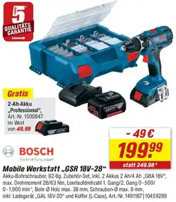 toom Baumarkt BOSCH Mobile Werkstatt ,,GSR 18V-28" Angebot