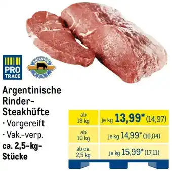 METRO Argentinische Rinder Steakhüfte Angebot