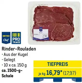 METRO METRO Chef Rinder-Rouladen Angebot
