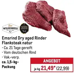 METRO Emsrind Dry aged Rinder Flanksteak natur Angebot