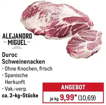 METRO Duroc Schweinenacken Angebot