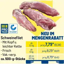 METRO Schweinefilet Angebot