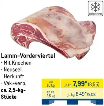 METRO Lamm-Vorderviertel Angebot