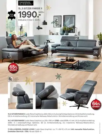 Kabs Polsterwelt 2-sitzer paride ii Angebot