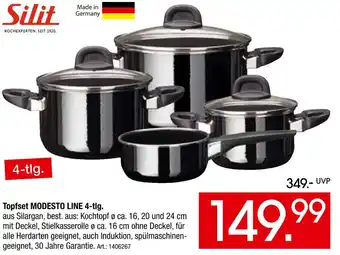 Zurbrüggen Silit topfset modesto line 4-tlg Angebot