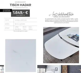 Kabs Polsterwelt Tisch hadar Angebot