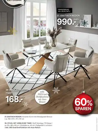 Kabs Polsterwelt Esstisch redon Angebot