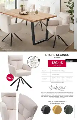 Kabs Polsterwelt Stuhl seginus mit armlehne Angebot