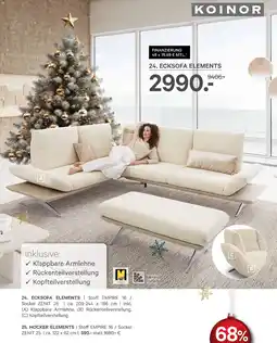 Kabs Polsterwelt Koinor ecksofa elements Angebot