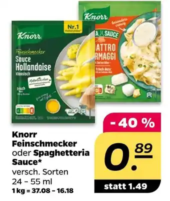 NETTO Knorr feinschmecker sauce Angebot