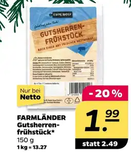 NETTO Farmländer gutsherren-frühstück Angebot