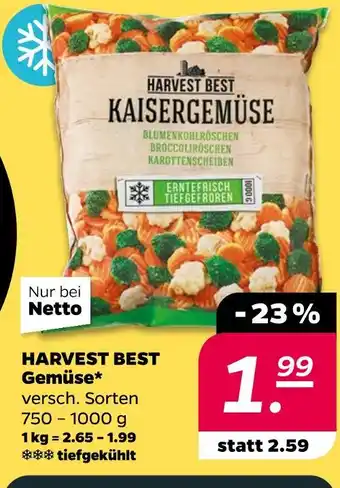 NETTO Harvest best kaisergemüse Angebot