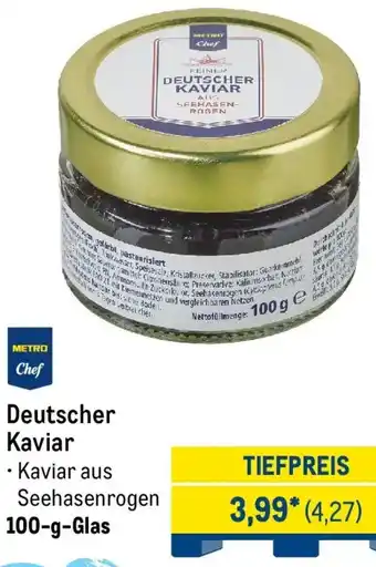 METRO METRO Chef Deutscher Kaviar Angebot