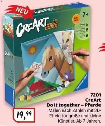 Idee+Spiel Ravensburger 7201 CreArt Do it together - Pferde Angebot